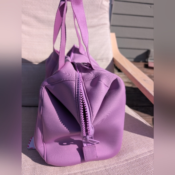 Dagne Dover Medium Landon Carryall, Orchid neoprene, like new - Picture 8 of 10